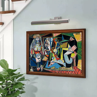 100% peint à la main Pablo Picasso femmes Alger peinture à l'huile toile mur Art abstrait Portrait cadre numérique pour salon maison