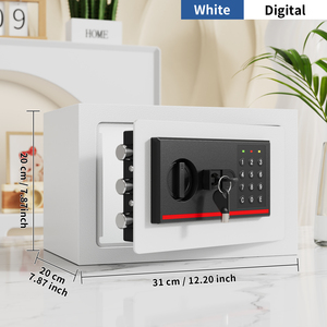 Caja Fuerte Digital Electrónica para el Hogar y Hoteles, Compatible con Dos Métodos de Desbloqueo y Fuente de Alimentación Externa - Product Image 2