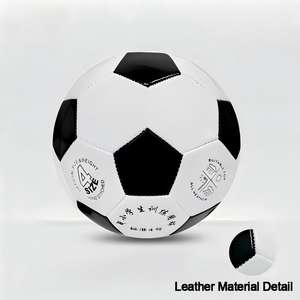 Ballon de football de qualité supérieure, <span class=keywords><strong>prix</strong></span> d'usine, pour l'entraînement des étudiants, personnalisé, cousu à la machine, pour le jeu en extérieur - Product Image 4