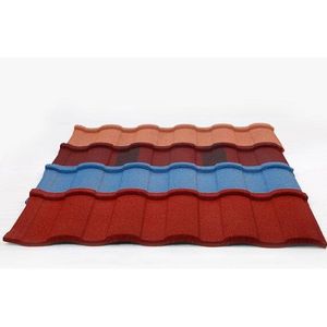 Tuile de toit en métal revêtue de pierre, ondulée, imperméable, design traditionnel pour toit incliné - Product Image 3