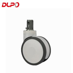 DLPO-ruedas de transporte removibles, cerradura central empotrada, para cama de hospital, <span class=keywords><strong>roda</strong></span> - Product Image 5