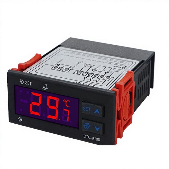 OEM AC 220V10%50/60Hz High Efficiency Digital Temperature Controller for Commercial Refrigerator and Freezer Spare Parts