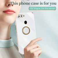 Grosir Casing HP Baru Anti Benturan Murah Ramah Lingkungan Logo Kustom TPU Lembut untuk OPPO A7 Casing HP Berlapis Elektroplating Android