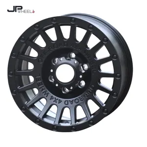 #R1026 matt black casting 16 17 18inch offroad rims 5x127 6x139.7 alloy wheels factory wholesale