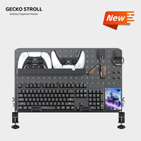Nouvelle planche de rangement de bureau en métal de petite taille, avec installation simple par clip, idéale pour organiser les espaces désordonnés.