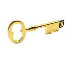Clé USB 2.0 en métal OEM Bellek 16/32/64/128 Go, clé USB promotionnelle neuve en forme de clé de mariage - Product Image 3