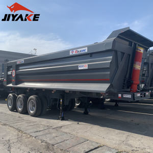 Semi-remorque benne basculante arrière CIMC <span class=keywords><strong>3</strong></span> ou 4 <span class=keywords><strong>essieux</strong></span>, capacité 60t, 80 tonnes, 100 tonnes, 45 m³, 60 m³, neuve et d'<span class=keywords><strong>occasion</strong></span> pour la République Dominicaine - Product Image 3