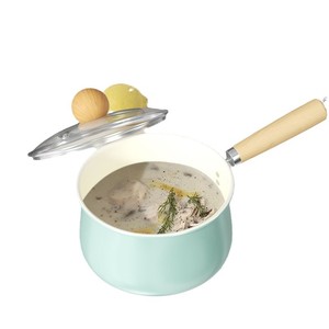 Ceramic Milk Pot Non-Stick Small Soup Pot For Baby Food Cooking Gas And Electric Stove Compatible - Product Image 5