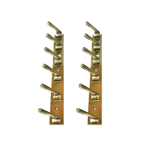 Premium 6 Pin Stainless Steel Cloth <b>Hook</b> SS202 Heavy Duty Wall Door Mount Rust Resistant <b>Towel</b> Hanger for Home - Product Image 4