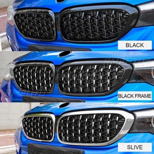 Grille de pare-chocs avant RMAUTO, grille de course, grille en forme de diamant, style M pour BMW Série 3 F30 F31 320I 325I 328I 330I 2012-2018 - Product Image 3