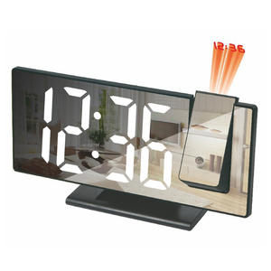 IStapromo Gifts Hot Sell Led Digital Smart Projector <b>Alarm</b> Clock Table Electronic Desktop Clock With 180 Time Projector Snooze - Product Image 2