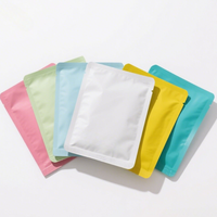 Sac d'emballage en plastique de finition mate de haute qualité joint à trois côtés pochette étanche en feuille d'aluminium zip-lock réutilisable pour lait de carte