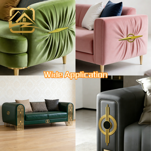 Botones largos personalizables de plástico con clavos para decoración de cabeceros de cama y sofá - Product Image 4