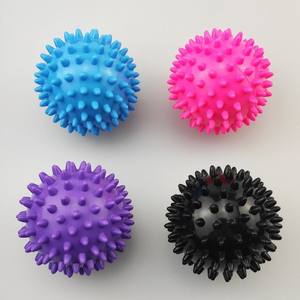 Pelota de masaje azul de 7.5cm, inflable de PVC, para fitness, terapia de pies, yoga, estiramiento, recuperación, uso unisex - Product Image 4