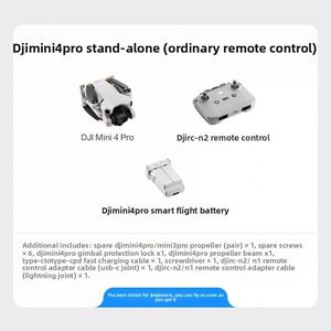 D J Mini 4 Pro, Mini Dron Profesional Todo en Uno, Dron de Juguete con Control Remoto HD, Motor sin Escobillas y Luz Trasera LED para Volar - Product Image 6