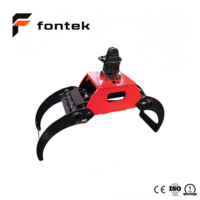 360 °   Grappin rotatif hydraulique à rotation continue pour l'exploitation forestière et la manutention du bois