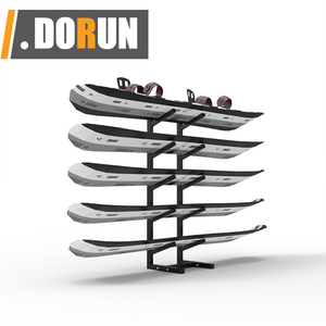 Supporto da pavimento porta sci supporto da <span class=keywords><strong>parete</strong></span> Rack Storage per sci skateboard 5 strati rack di stoccaggio - Product Image 2