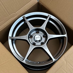 流压成型深盘轮圈 5X114.3 车轮 <span class=keywords><strong>16</strong></span> 英寸 JDM Silver Buddy Club P1 铝合金轮毂，适用于售后市场应用 - Product Image 4