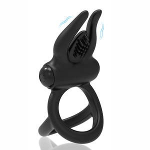 Triple Circle Silikon Penis Ring Vibrator Weibliche Klitoris Stimulator Cockring Paare Sexspielzeug - Product Image 1