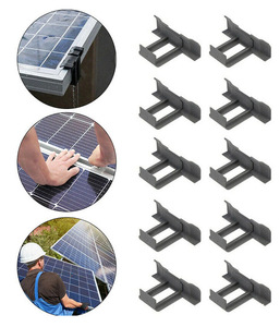 Dispositivo de Limpieza de Módulos Solares SUNYOUNG, Clip de Aluminio para Eliminar Agua y Polvo (Plateado/Negro), Drenaje de Agua Solar 30/35/40/45mm - Product Image 5