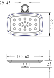 Piatto di sapone per doccia in plastica trasparente trasparente personalizzato con finitura cromata moderno Design di montaggio per barra scorrevole - Product Image 2