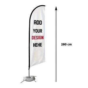 Support de bannière publicitaire portable double face avec logo personnalisé pour les promotions de salons professionnels - Product Image 6