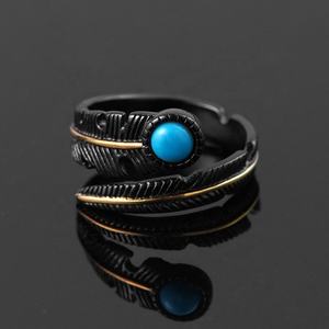 Parures de bijoux en acier inoxydable de haute qualité, design plume, style vintage et tendance, vente en gros - Product Image 5