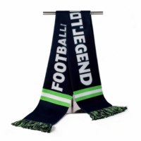 OEM Design Unisex Winter Warm Acryl Gestrickt Fußball Fußball Fans Sport Schal für Erwachsene und Kinder