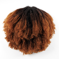Fournitures de salon 1B-4-30 #   Perruques en cheveux humains Remy mélangés, douces, fabriquées à la machine, pour femmes africaines, vente en gros