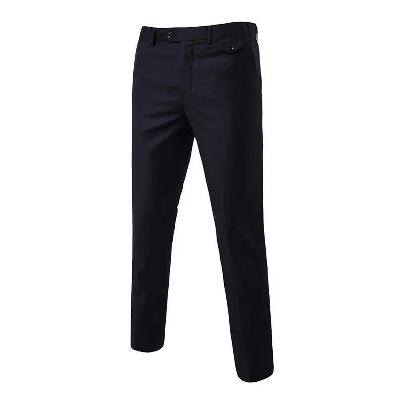 2021 Hot Sale Mens Suits Pants Formal Business Latest Black Color Dress Trousers Men's Plus Size for Men