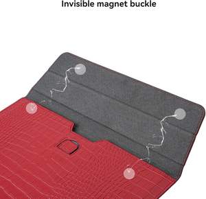 Housse pour ordinateur portable en cuir PU crocodile universelle 13 14 pouces avec logo personnalisé pour <span class=keywords><strong>Macbook</strong></span> <span class=keywords><strong>Air</strong></span> 13 pouces <span class=keywords><strong>Pro</strong></span> 14 pouces M4 M3 <span class=keywords><strong>M2</strong></span> pour femmes - Product Image 5