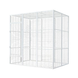 Gros Volières Chats Oiseaux Cages Perroquets 304*180*180cm <span class=keywords><strong>Cage</strong></span> Vivante Fer Carré Tube Avec Peinture Maison D'oiseau - Product Image 2