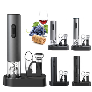Ensemble d'accessoires pour le <span class=keywords><strong>vin</strong></span> de haute qualité Tire-bouchon électrique automatique professionnel Ouvre-<span class=keywords><strong>bouteille</strong></span> de <span class=keywords><strong>vin</strong></span> Coffret cadeau - Product Image 1
