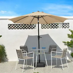 Atacado Parasol Café Guarda-chuva Outdoor Restaurante Sombra Para Jantar Pátio Guarda-chuvas Bases Transporte Rápido sonnenschirm