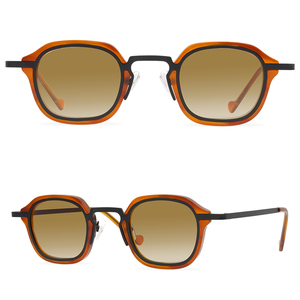 Gafas de sol rectangulares a la moda para hombre y mujer, lentes con gradiente, geniales - Product Image 1