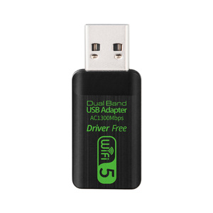 Adaptador USB <span class=keywords><strong>WiFi</strong></span> de alta velocidad de 1300Mbps, banda Dual 2,4G 5GHz, <span class=keywords><strong>antena</strong></span> Dongle Wi-Fi para <span class=keywords><strong>PC</strong></span>, portátil, controlador gratuito, tarjetas de red - Product Image 1