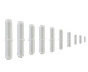เครื่องกวนแม่เหล็กแบบมีห่วง, เครื่องกวนแบบแม่เหล็กทำจาก PTFE แบบมีแท่งกวนสีขาว - Product Image 3