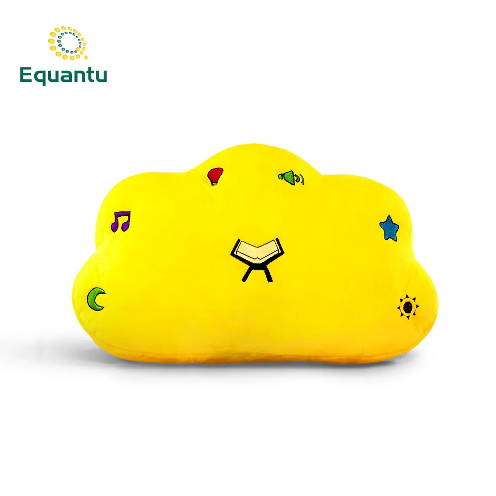 Islamic children toys night light quran pillow speaker stars cloud design Dua Quran Pillow Speaker