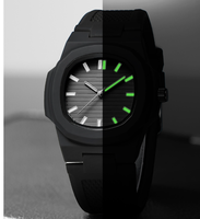 Nouvelle montre à quartz ronde pour couple, bracelet en silicone tendance, douze couleurs différentes, étanche et luminescente, vente en gros