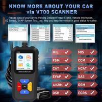 Nuevo Escáner Lector de Códigos OBD2 V700, Herramienta de Diagnóstico Automotriz para Vehículos Desde 1996