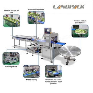 Empaquetadora automática de envasado de frutas y verduras de hoja fresca congelada - Product Image 4