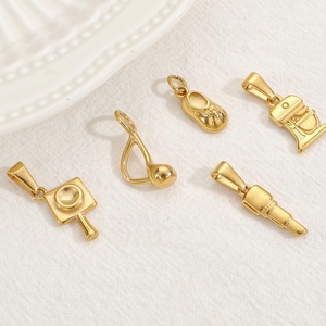 โอลิเวียเค<span class=keywords><strong>ร</strong></span>ื่องปั่นลิปสติก<span class=keywords><strong>โค</strong></span>้กกันน้ำสแตนเลสรองเท้า PVD 18K โน้ตดนตรีแฟชั่นเสน่ห์สำห<span class=keywords><strong>ร</strong></span>ับกา<span class=keywords><strong>ร</strong></span>ทำเค<span class=keywords><strong>ร</strong></span>ื่องประดับ - Product Image 2