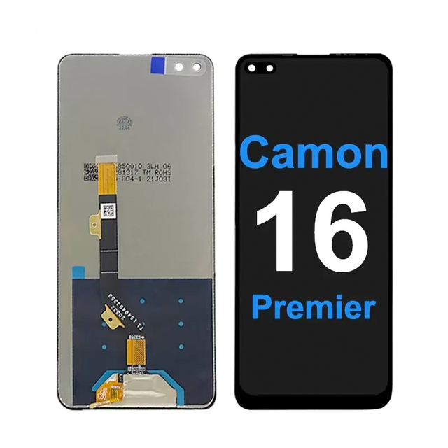 Mobile Phone LCDs Factory Price for Tecno Camon 16 Touch Screen Digitizer Replacement Pantallas