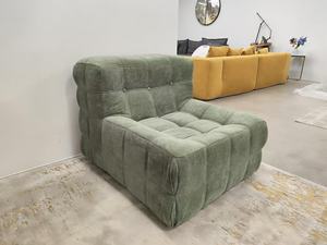 Perabot ruang tamu desain mewah sofa sofa kain corduroy 1 + 2 + 3 sofa paket vakum tempat duduk cinta - Product Image 2