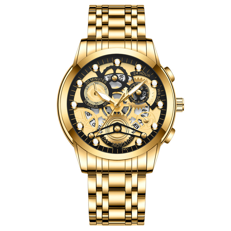 Gold-Gold Black