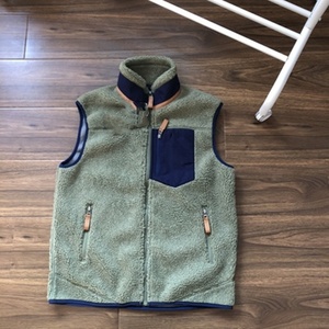 Chalecos de lana para exteriores para hombres y mujeres, abrigo de lana resistente al frío informal deportivo cálido, <span class=keywords><strong>chaleco</strong></span> con cuello levantado sin logotipo - Product Image 4