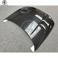 Nouveau capot avant en fibre de carbone MSY noir brillant à tissage sergé pour Audi RS6 2020-2023, pièces de kit carrosserie pour couvercle de moteur