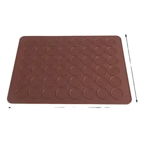 48 Lubang Silikon Mat untuk Oven Macaron Silikon Baking Mat Non-Stick Baking Macaron Kue Pad Bakeware Pastry Baking Alat