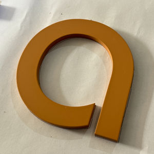 Darek personalizzabile segno Non illuminato di varie dimensioni colori e caratteri per la decorazione aziendale e Branding personalizzato - Product Image 4