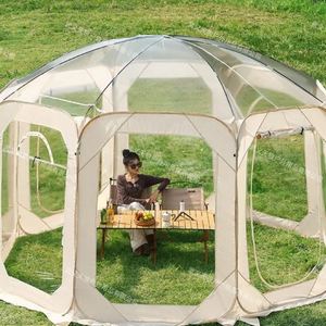 Tente bulle transparente d'hiver à montage rapide, motif ciel étoilé, imperméable, pour camping extérieur et restaurant - Product Image 3